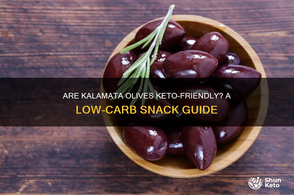 are kalamata olives keto
