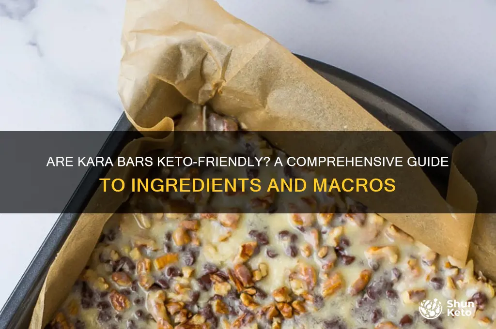 are kara bars keto