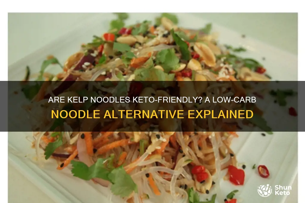 are kelp noodles keto