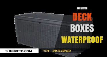 Are Keter Deck Boxes Waterproof? A Comprehensive Guide for Outdoor Storage