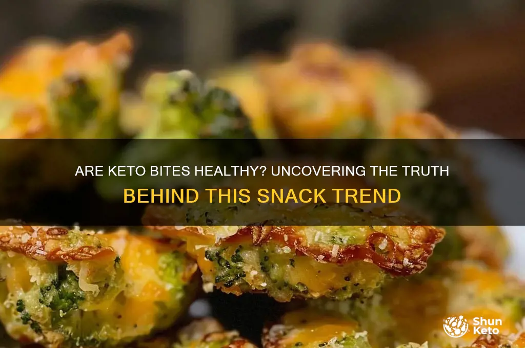 are keto bites healthy