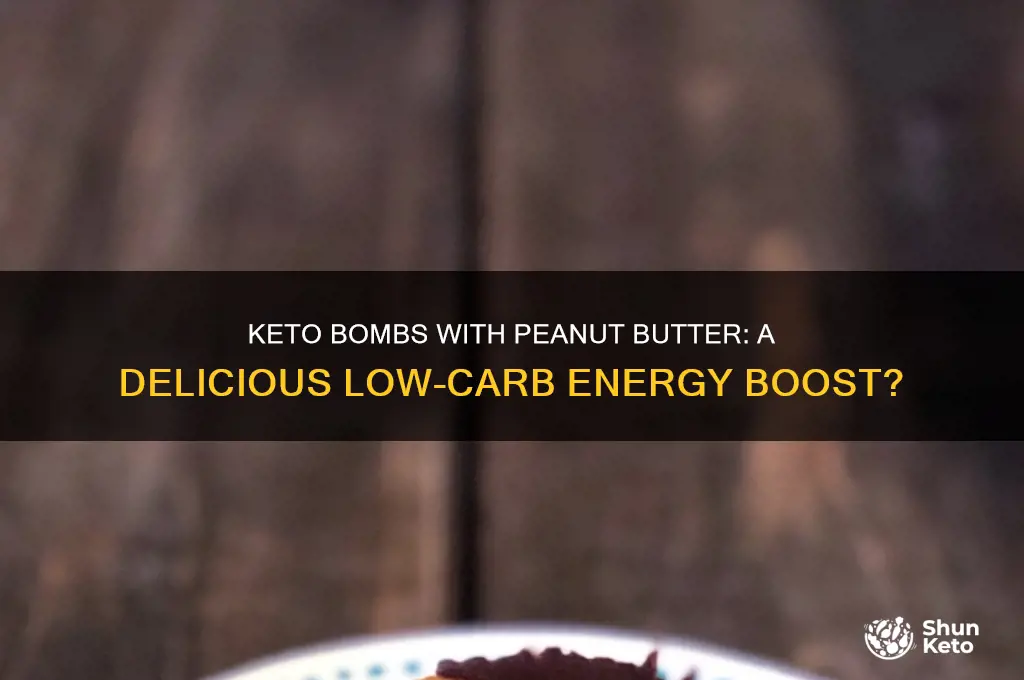 are keto bombs with peanut butter