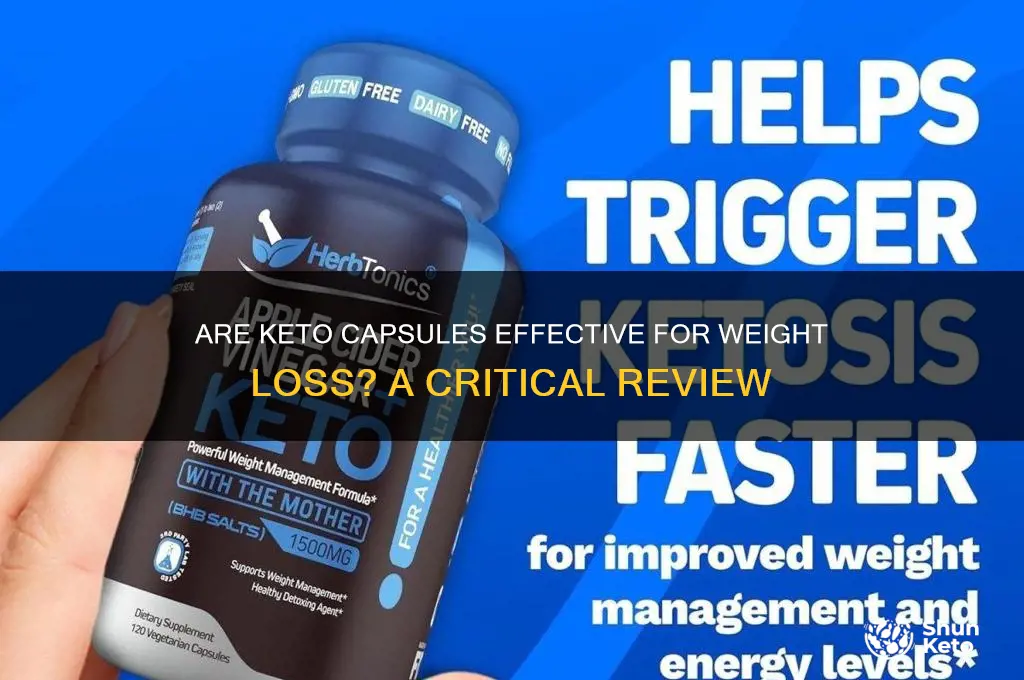 are keto capsules effective