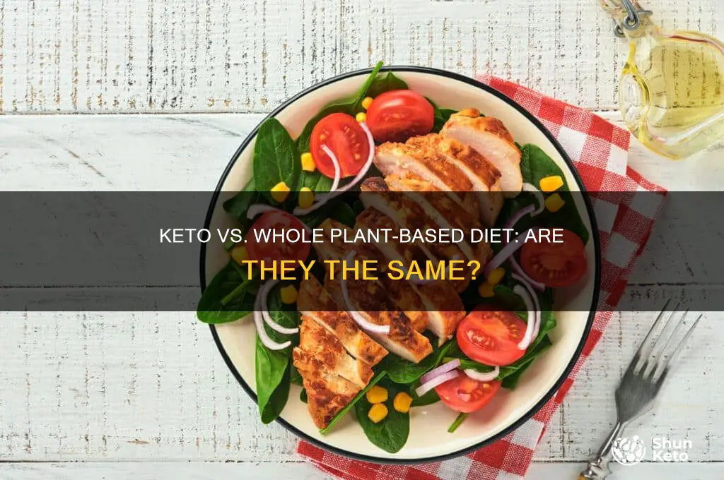 are keto diet and whole plant based diet the same