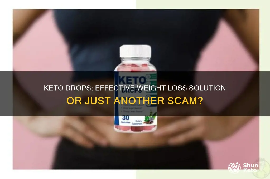 are keto drops a scam