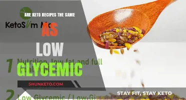 Keto vs. Low Glycemic: Are These Recipes Truly Interchangeable?