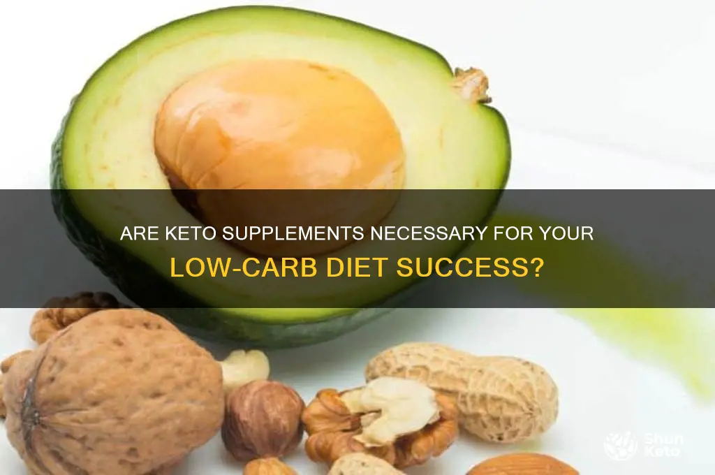 are keto supplements necessary