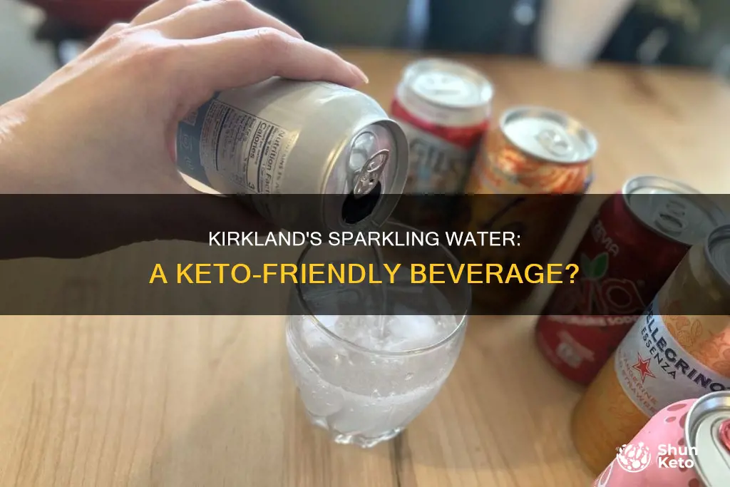 are kirkland sparkling water okay for keto