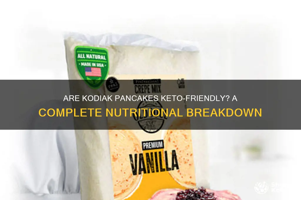 are kodiak pancakes keto