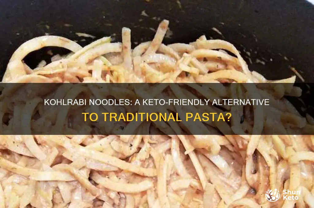 are kohlrabi noodles keto