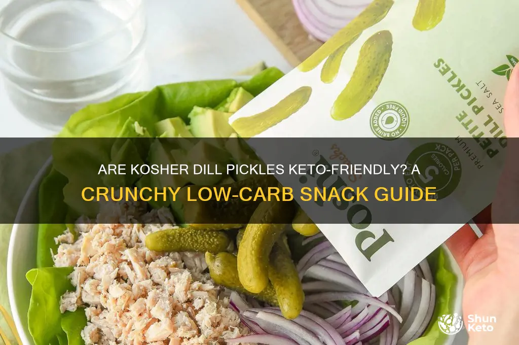 are kosher dill pickles keto