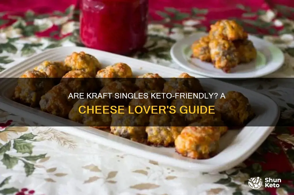 are kraft singles keto