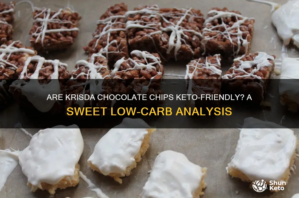 are krisda chocolate chips keto