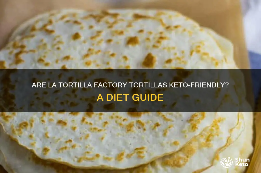 are la tortilla factory tortillas keto