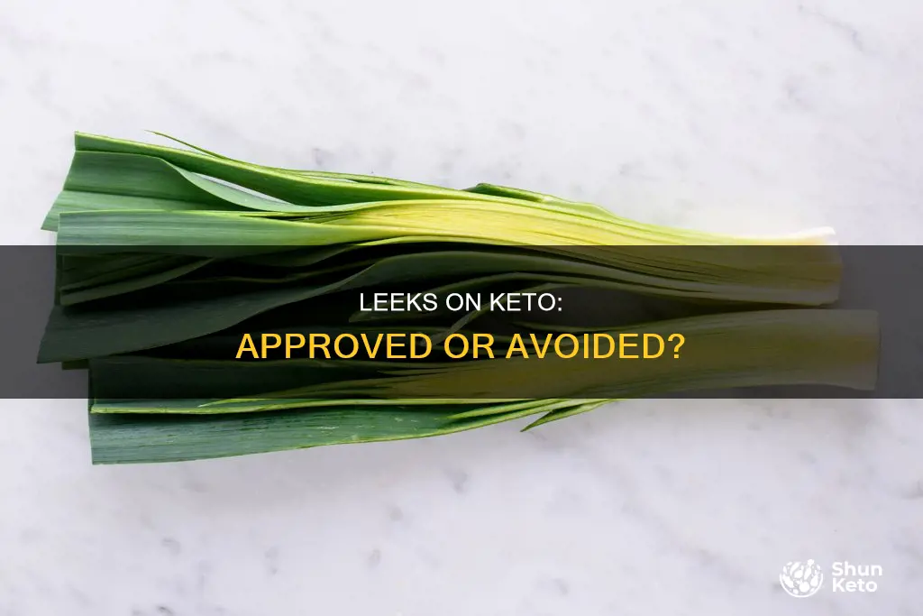 are leeks keto approved