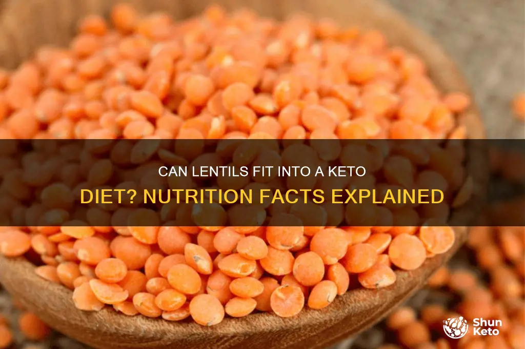 are lentils part of keto diet