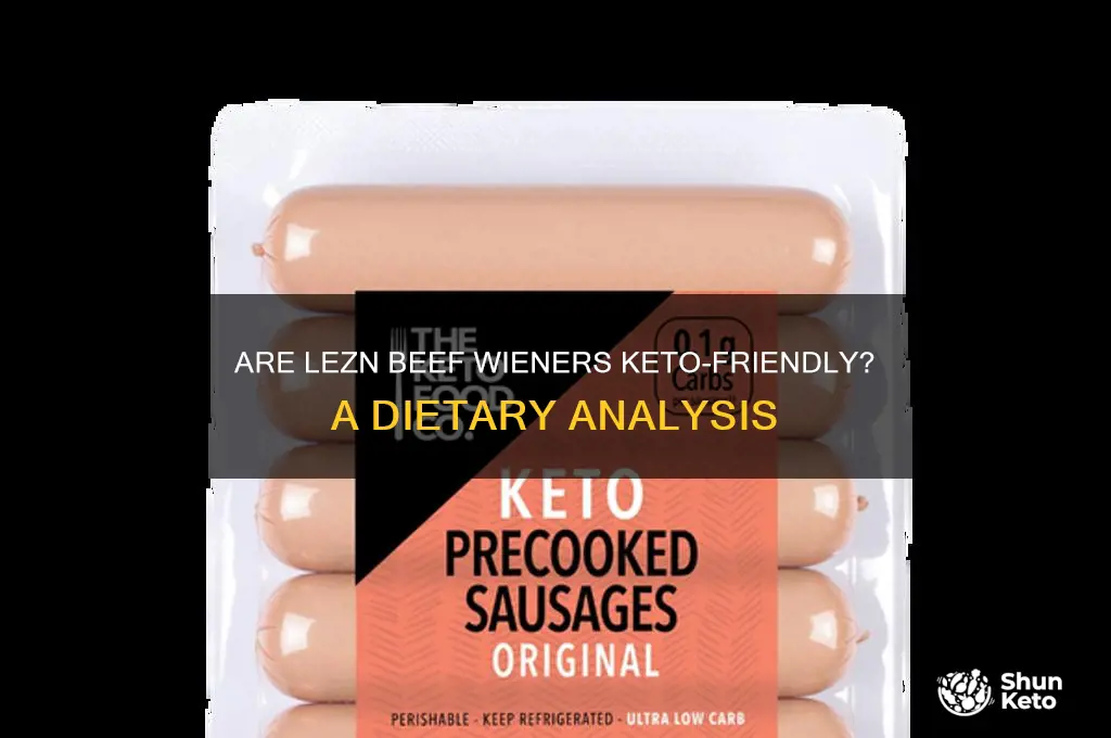 are lezn beef wieners keto