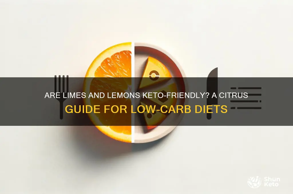 are lime and lemon keto