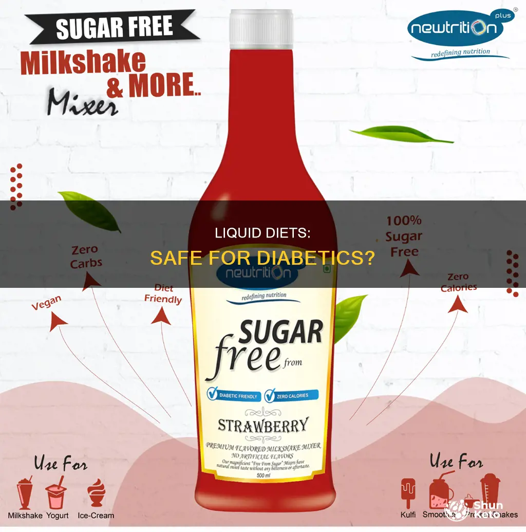are liquid diets safe for diabetics