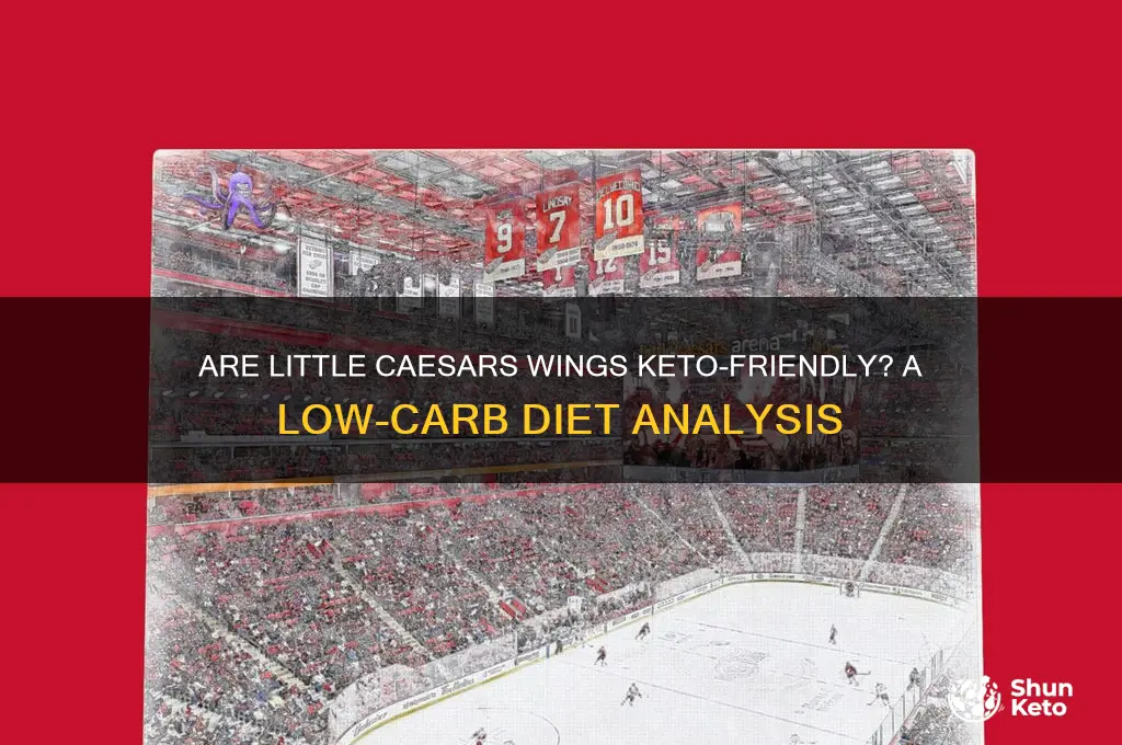 are little caesars wings keto