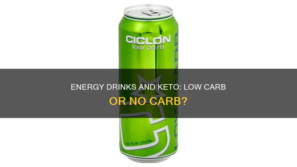 are low carb energy drinks keto