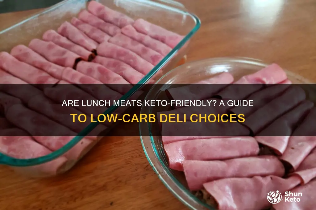 are lunch meats keto