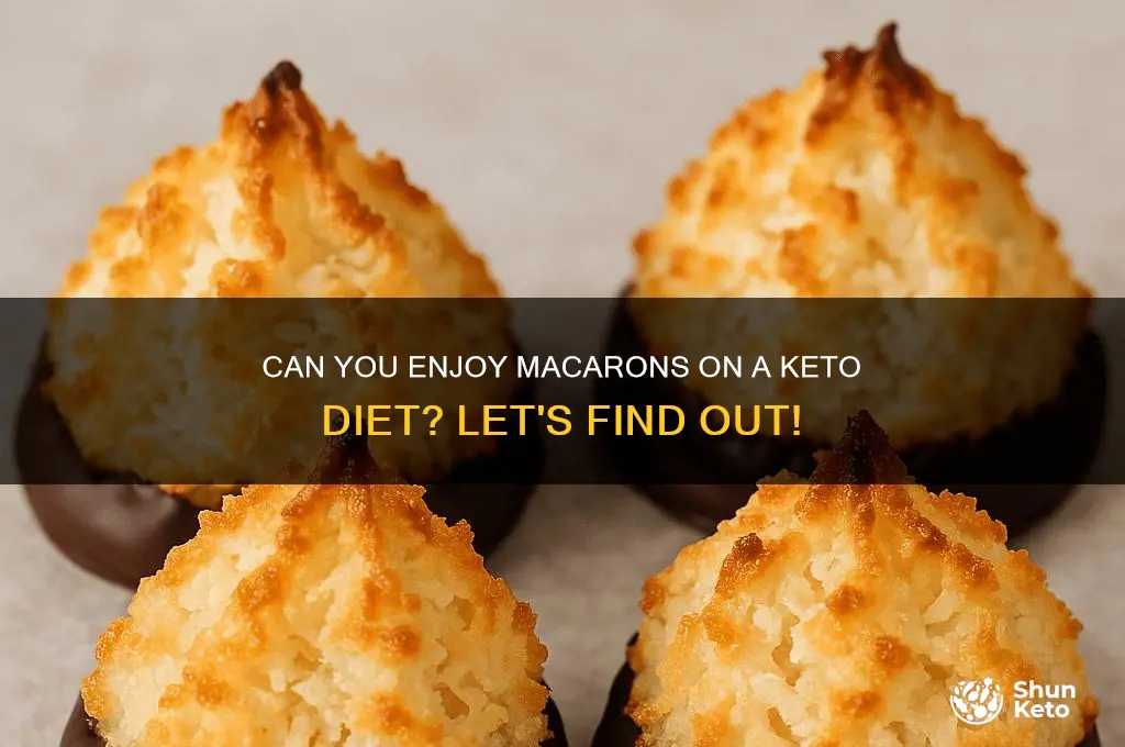 are macarons keto