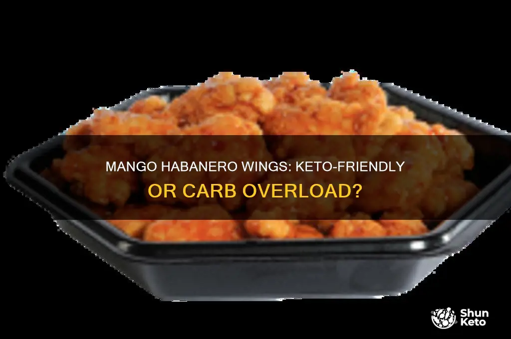 are mango habanero wings keto