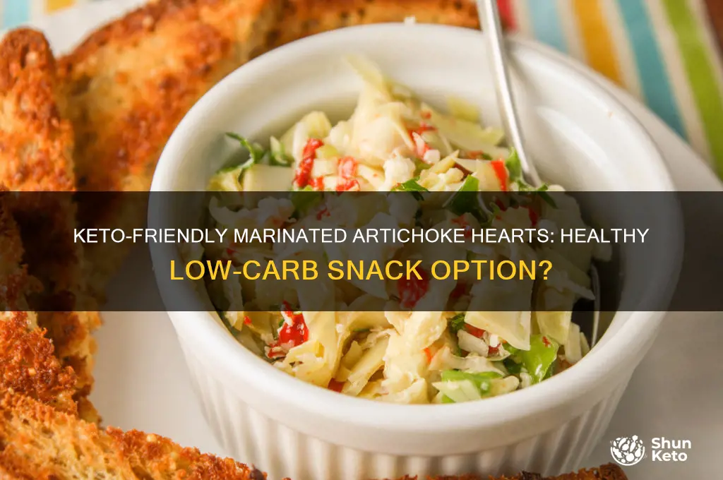 are marinated artichike hearts ok for a keto diet