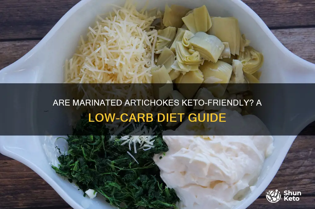 are marinated artichokes keto
