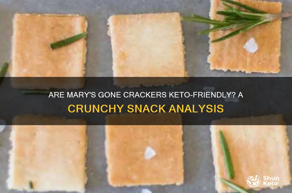 are mary gone crackers keto