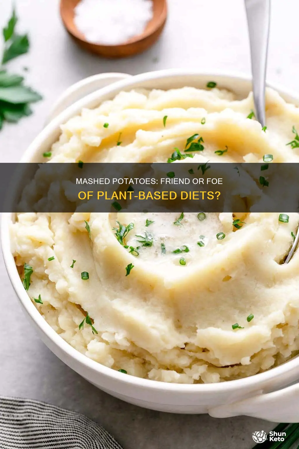 are mashed potatoes on a plant-based diet