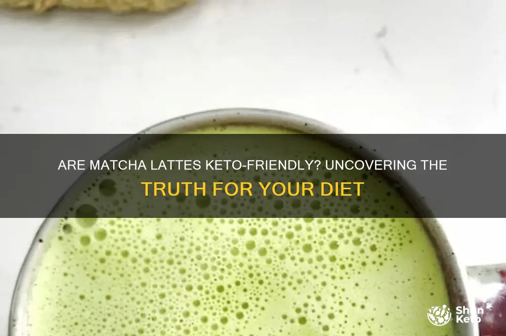 are matcha lattes keto