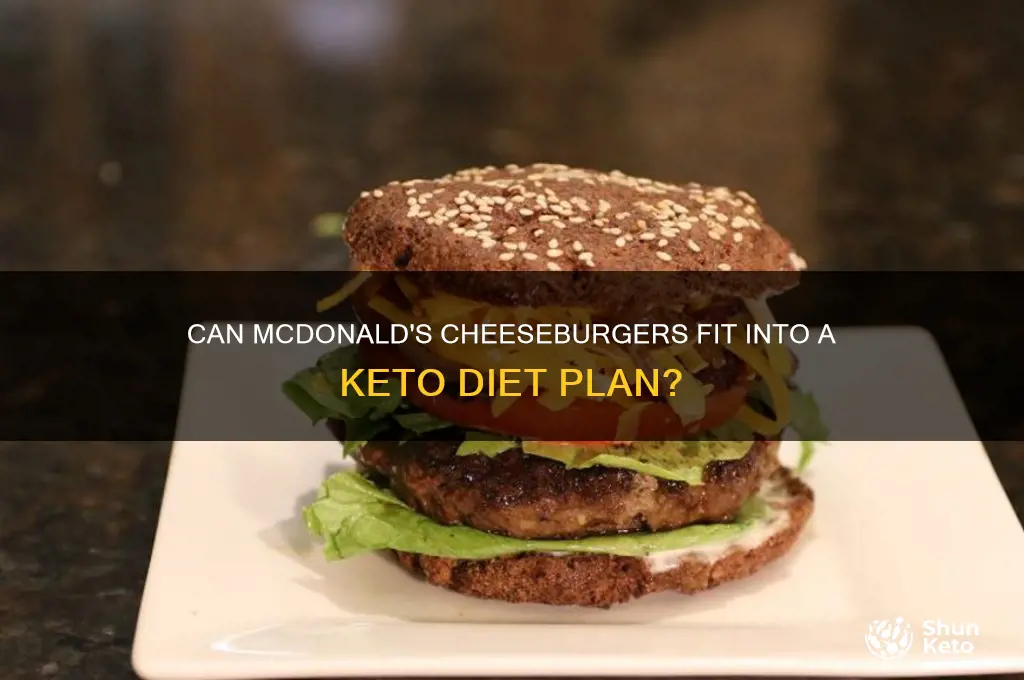are mcdonalds cheeseburgers keto