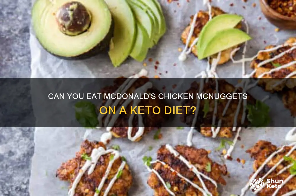 are mcdonalds nuggets keto