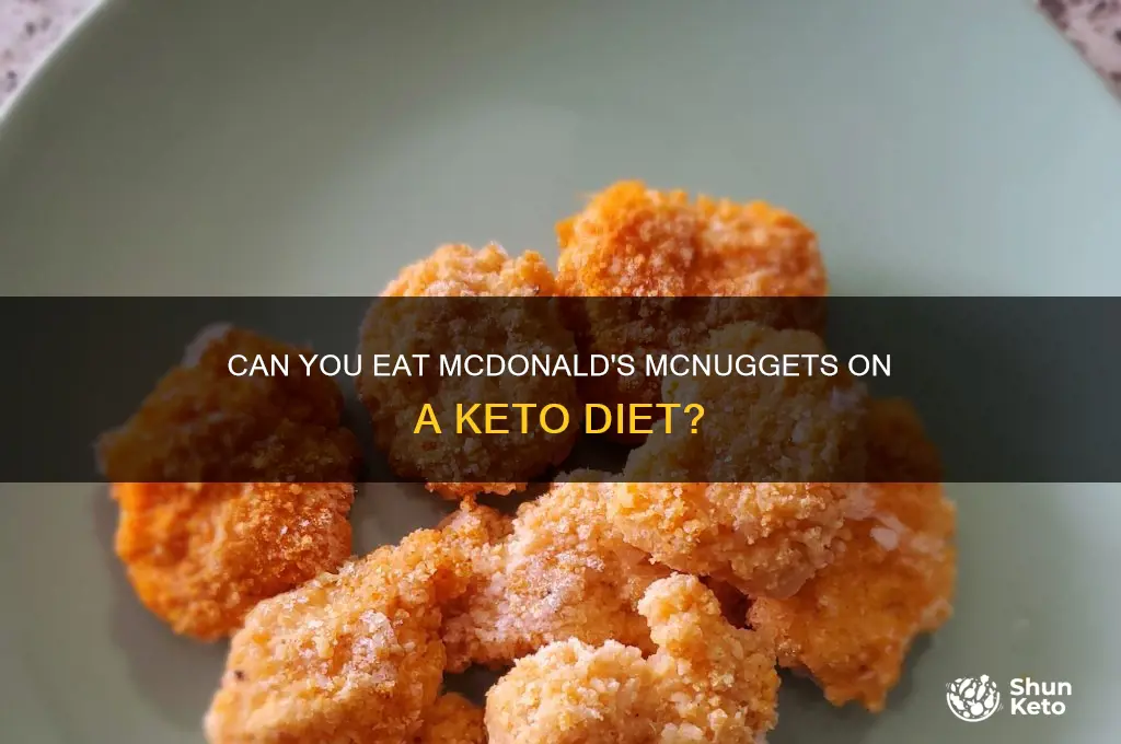 are mcnuggets keto