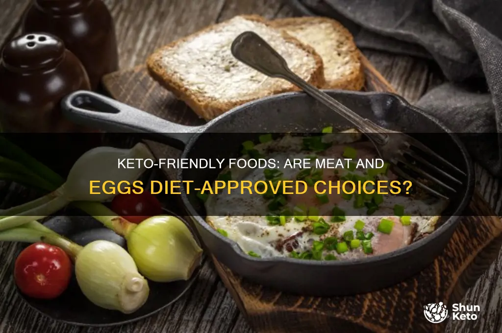 are meat and eggs okay for my keto diet