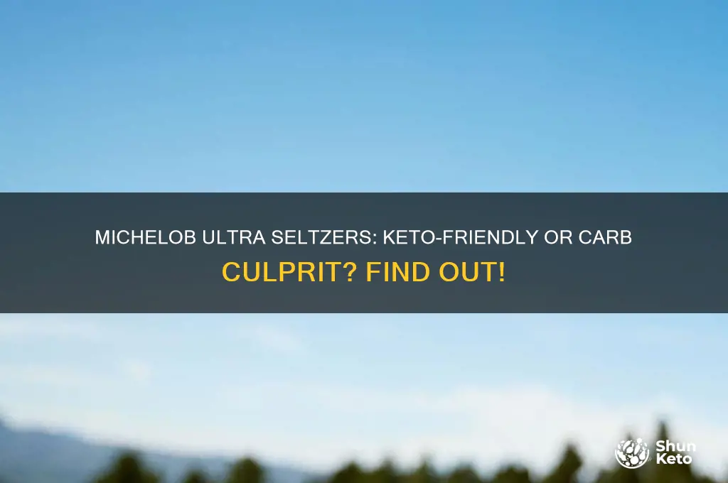 are michelob ultra seltzers keto