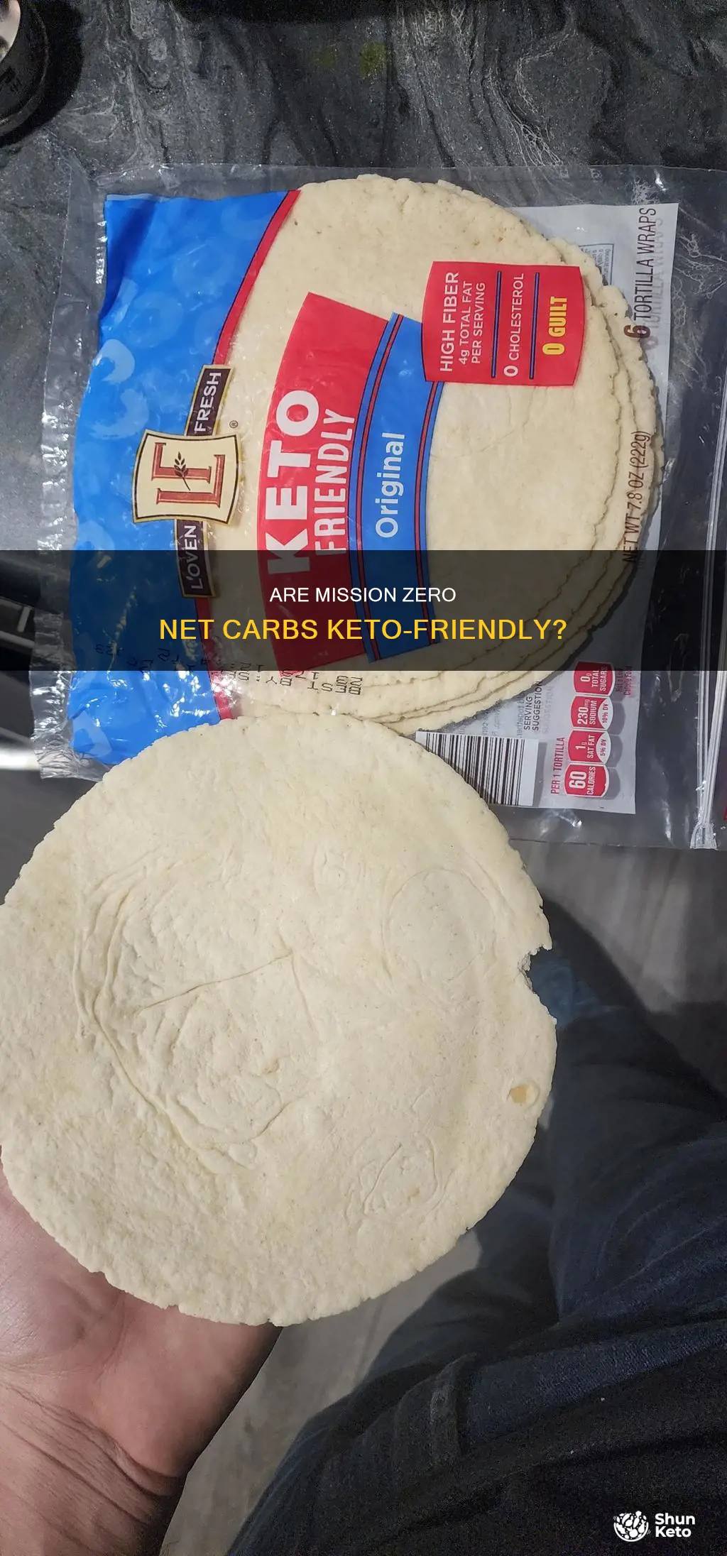 are mission zero net carbs keto friendly