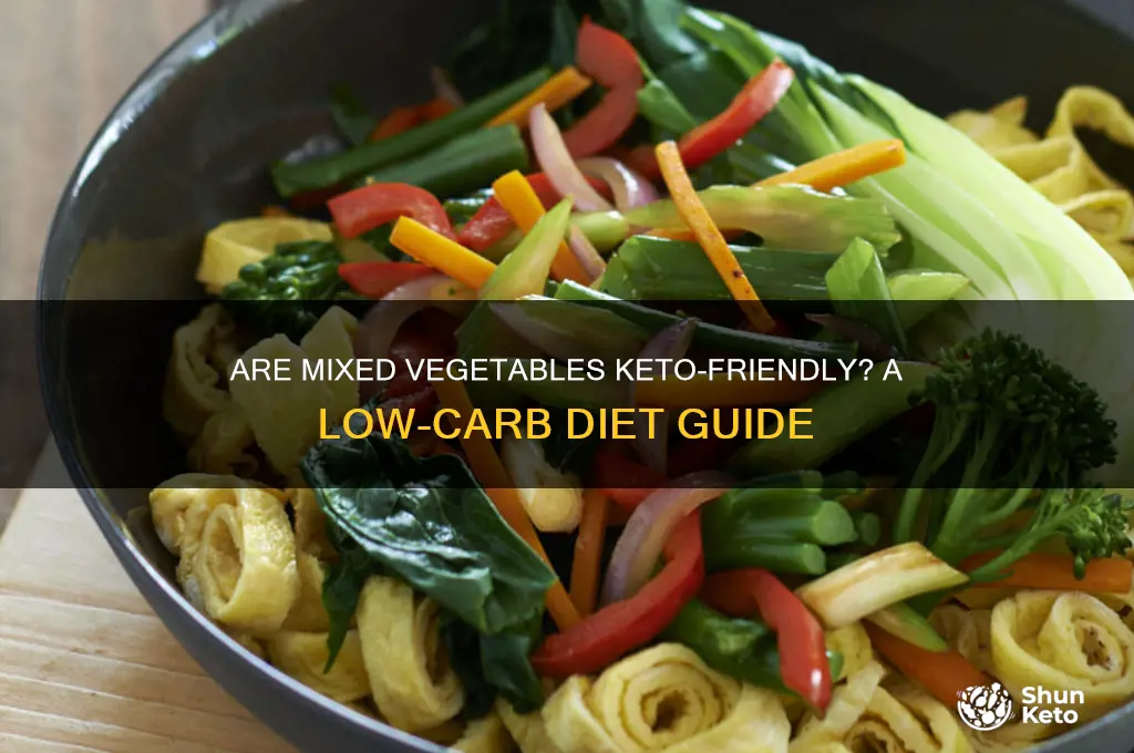 are mixed vegetables keto