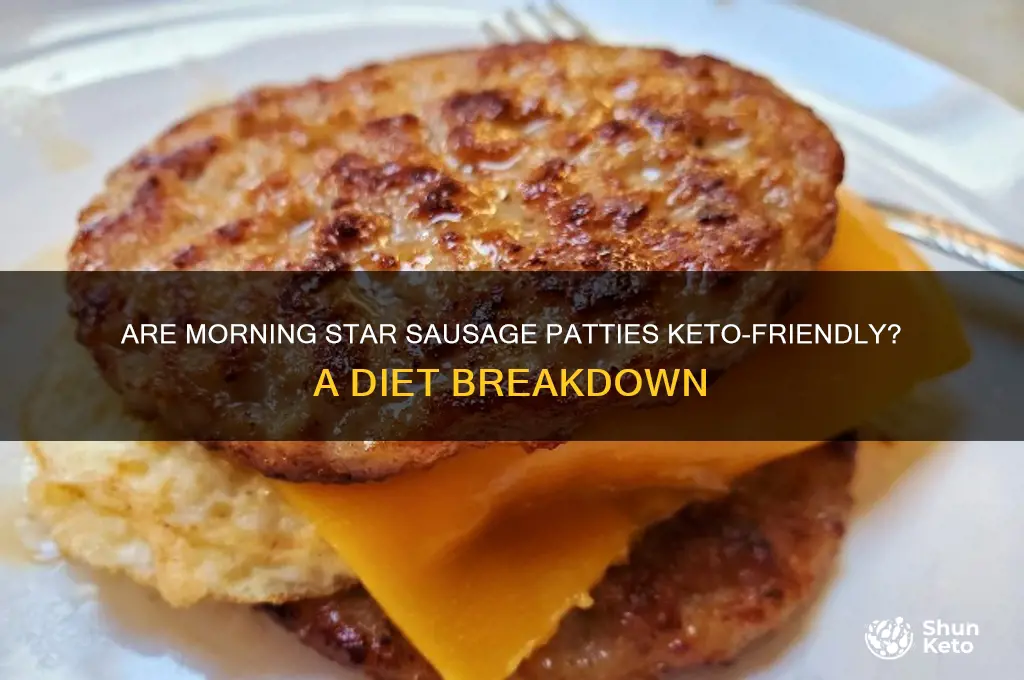 are morning star sausage patties keto