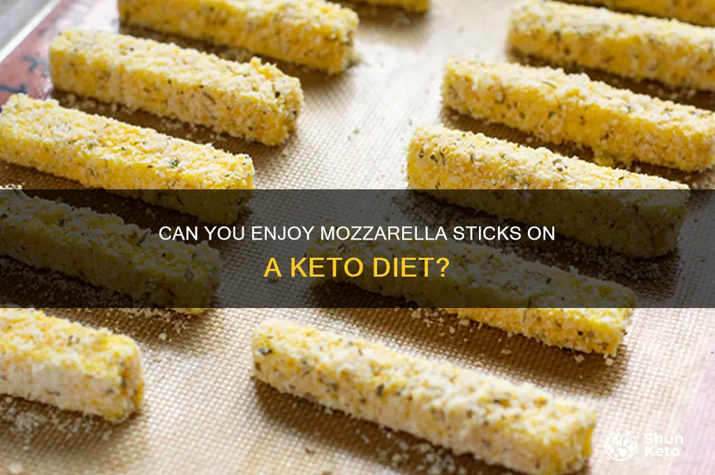 are mozzarella sticks keto