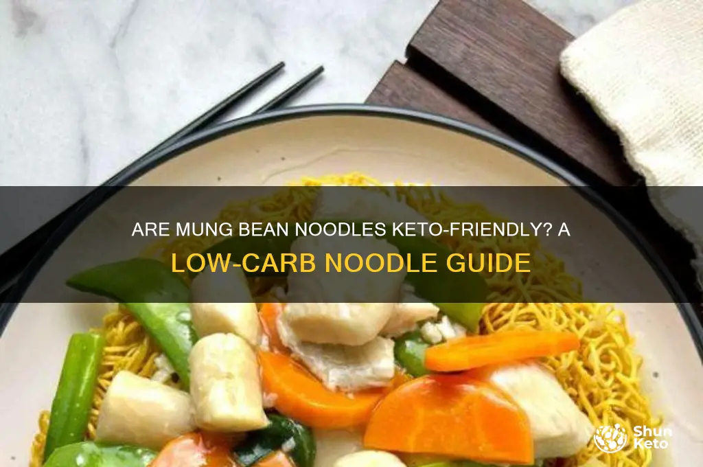 are mung bean noodles keto