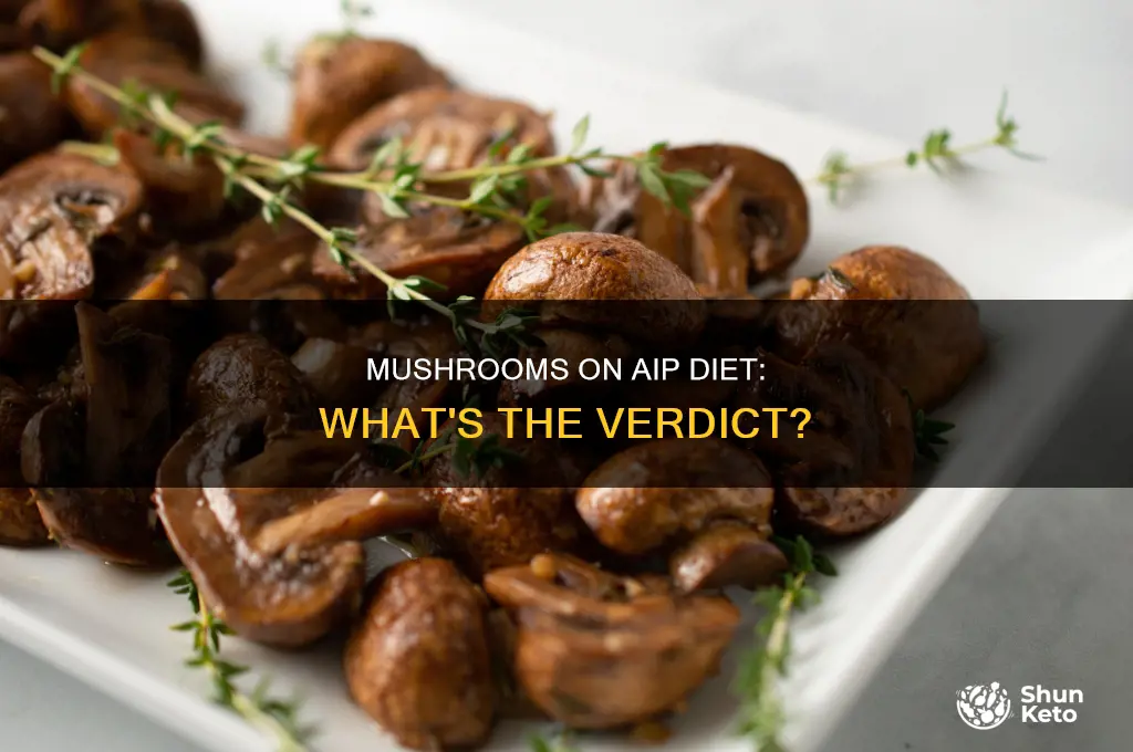 are mushrooms allowed on aip diet