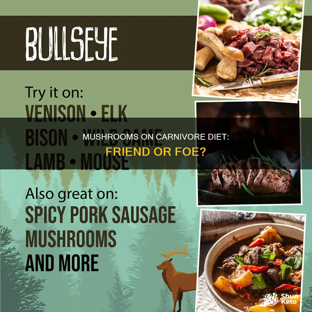 are mushrooms allowed on carnivore diet