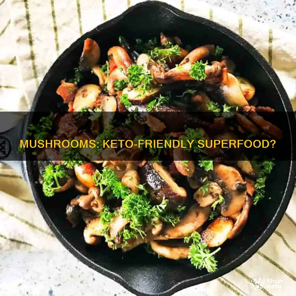 are mushrooms keto food