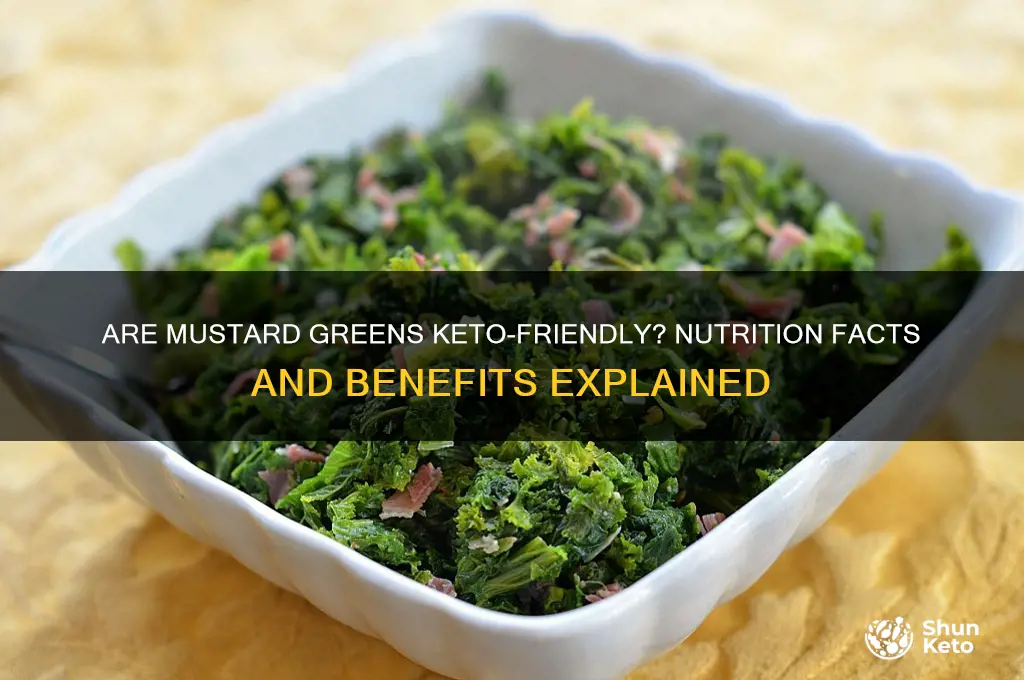 are mustard greens keto