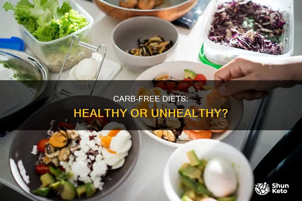 are no carb diets unhealthy