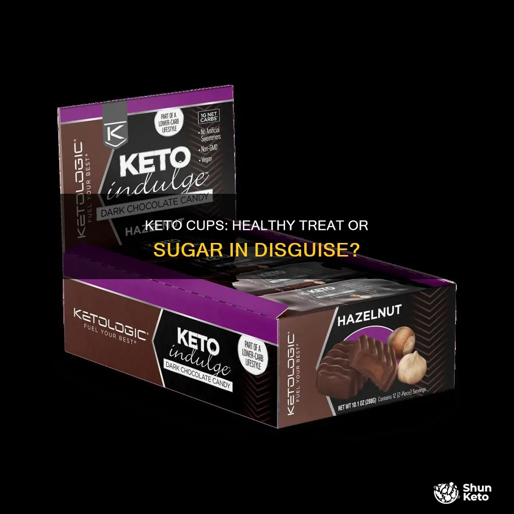 are no sugar keto cups healthy