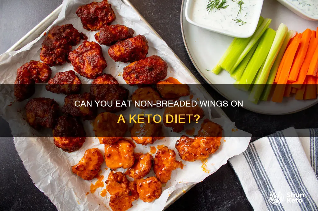 are non breaded wings keto